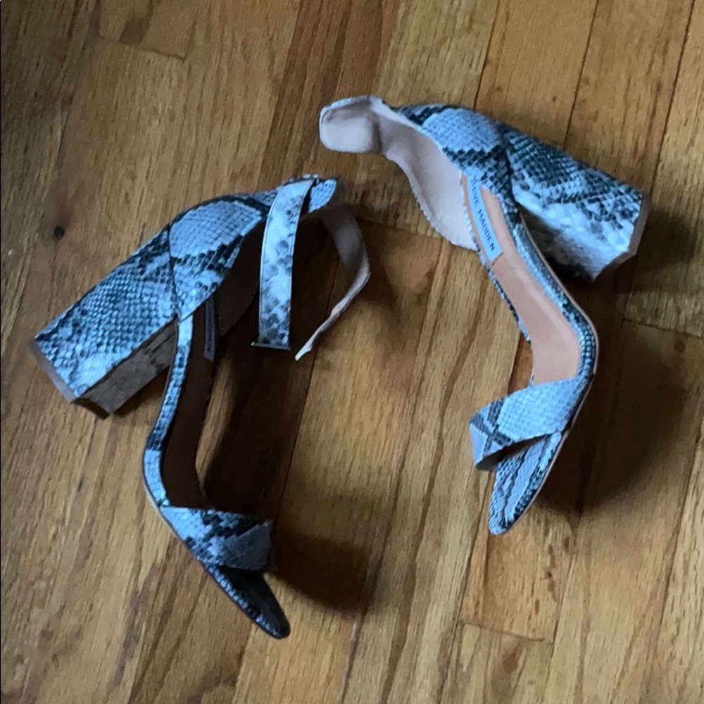 Steve Madden Snake Print heels